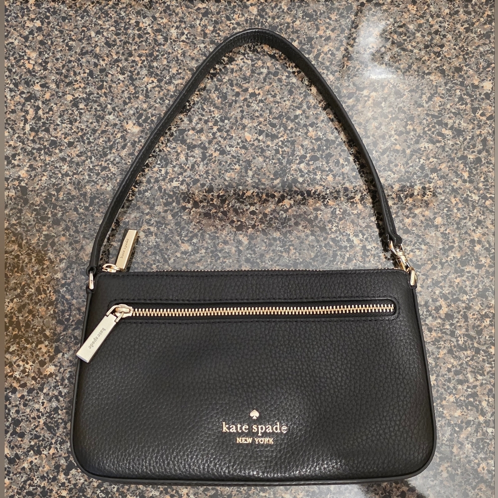 Kate Spade Black Leather Convertible Wrislet - Picture 2 of 14